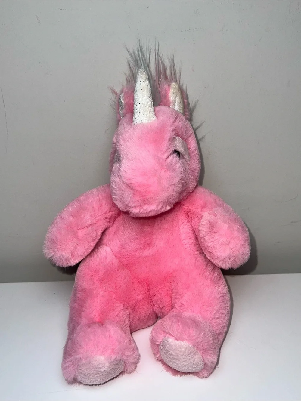 Pink Plush Unicorn Stuffed Animal - Soft Kids Toy